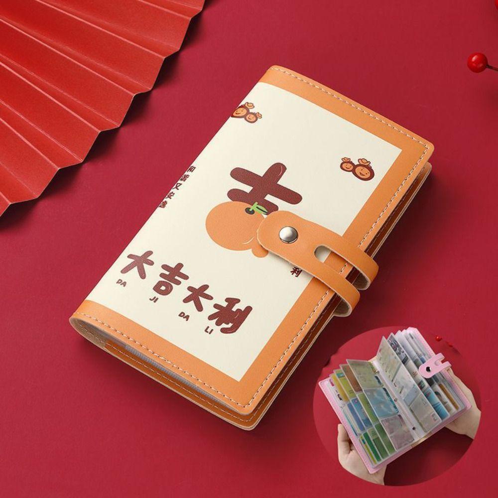 Pu Leather Money Savings Challenges Portable Envelope Challenge Binder  New Year Gifts