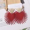 Punk Metal Drop Earrings For Women Retro Abstract Statement Jewelry Dangle Earrings pendientes moda