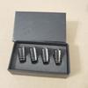 4 uds./Set Tapa de Válvula de Neumático Negro Carbón Para Cubierta de Vástago de Válvula de Rueda BRABUS Tapa de Válvula de Cubo de Rueda de Coche Brabus Para Mercedes Benz Brabus AMG