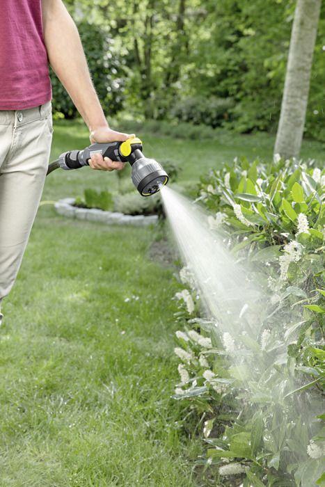 Premium Metal Multi-Function Watering Gun - KARCHER - Grey - 4 Adjustable Spray Patterns