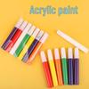 10ml Acrylfarben-Set für Kinder zum Handmalen Quadratisches Graffiti DIY Gipsfiguren