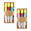 Vibrant Sidewalk Chalk Paint Brush Set User Friendly Non Toxic Street Art Supplies for Kids Teachers And Outdoor Artists