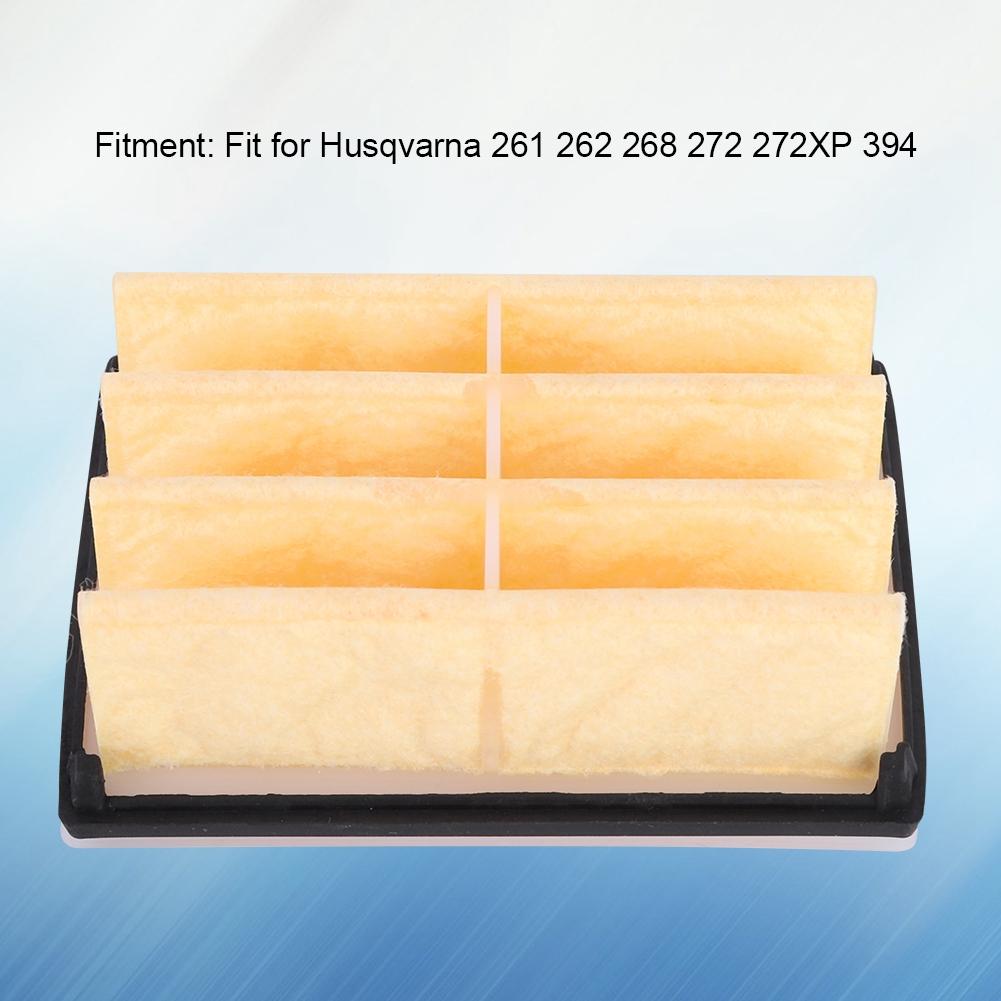 2Pcs Chainsaw Air Filter Cleaner Accessory Replacement Fit for Husqvarna 261 262 268 272 272XP 394