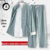 Men's Tang Suit Cotton & Linen Hanfu: Traditional Chinese Costume for Meditation & Tea Ceremonies (Spring-Summer-Fall)