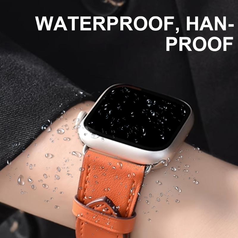 Classical Leather Watch Band 20mm Upgrades  Bracelet Watch Strap for Professional & Casual Wear for  Watch Fit3