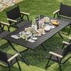 A1R Portable Roll-up Folding Picnic Table & Chair Set for Outdoor Camping.