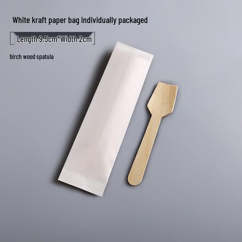 Eco-friendly Disposable Wooden Dessert Spoons