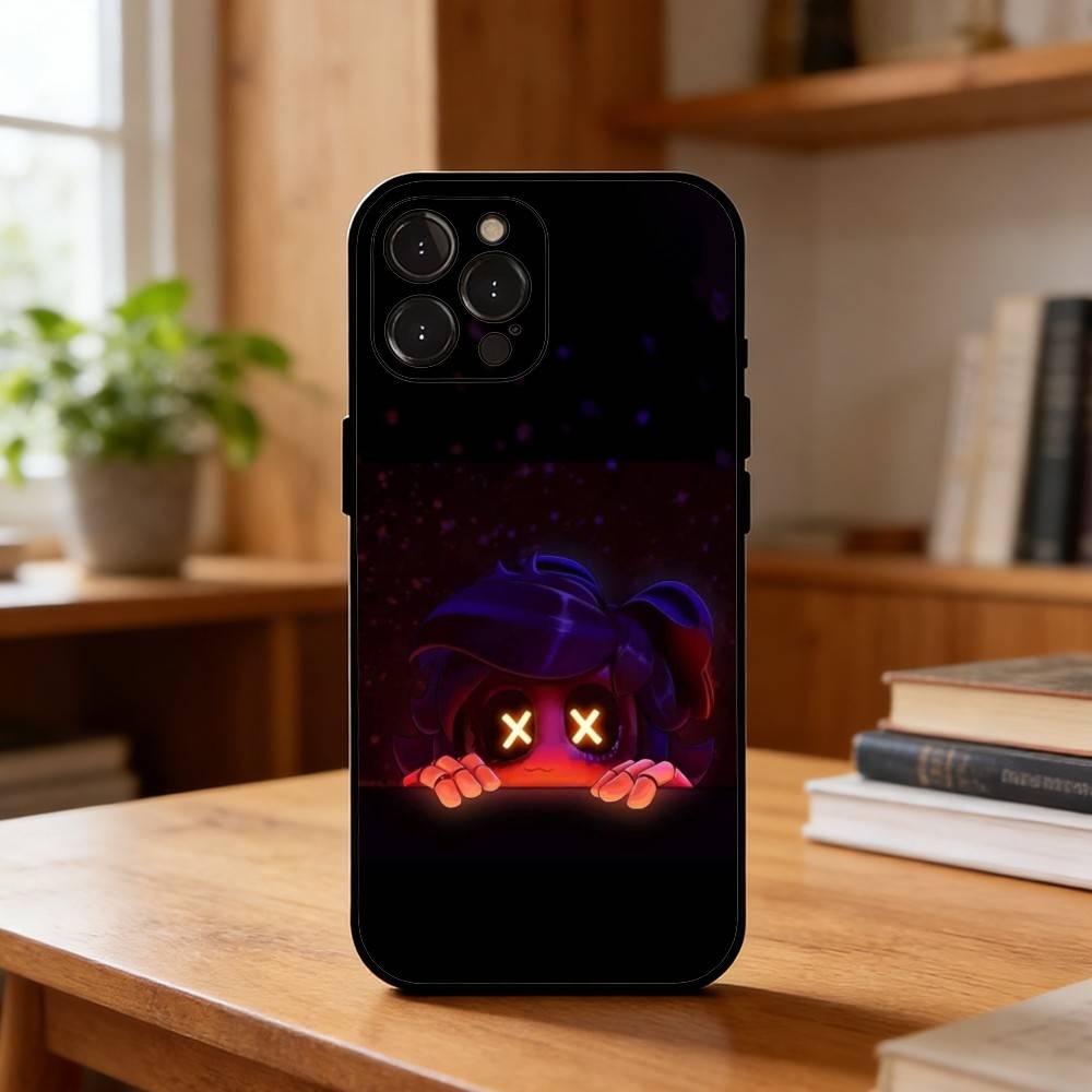 M-Murder Drones UZI Phone Case For iPhone17,16,15,14,13,12Plus,Pro Max,XS,5G Soft Silicone Black Cover