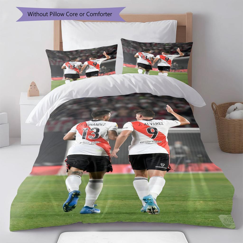 Julian & Enzo Pattern Bedding Home Decoration Birthday Gift ( 1 duvet cover + 2 pillowcase, without core),fan merchandise.