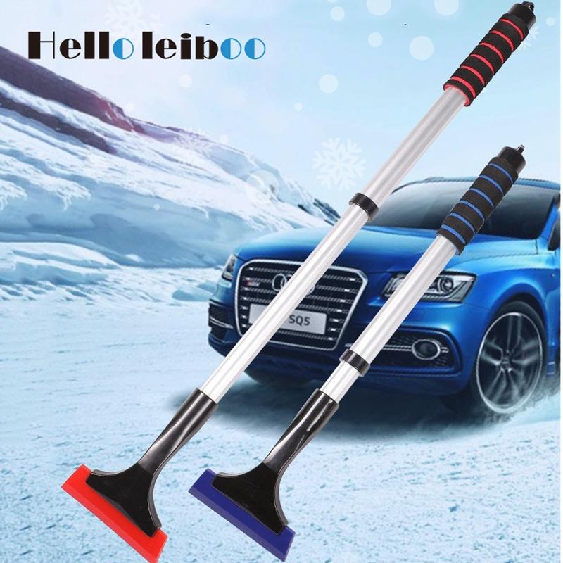 Car Snow Shovel Extendable Ice Scraper Snow Brush Telescopic Windshield Snow Remove Broom Winter Auto Cleaner Tool Accessories