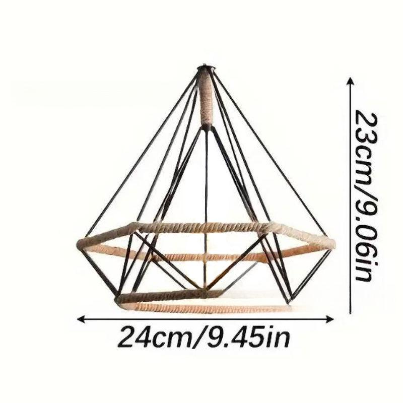Retro DIY Iron Lampshade Light Guard Iron Bell E27 Bulb Proetctor Ceiling Hanging Lamp Cover Metal Wire Cage Industrial Style