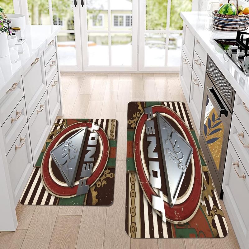 Fendt Flannel Area Rug Soft Kitchen Floor Mat Non Slip Carpet Room Decor