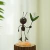 Miniatur-Skulptur Zart Schön Lebendiges Bild Handgemachte Geschenke Eisen Mini Leseameise Dekoration Heimdekoration