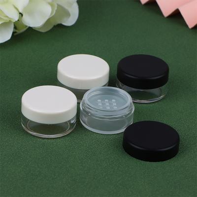 2G Powder Empty Box Portable Plastic Box Handheld Empty Pot With Sieve Cosmetic Travel Makeup Jar Sifter Container Refillable