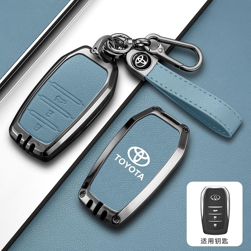 

Nueva funda para llave de coche para Toyota Prius Camry Corolla C-HR CHR RAV4 Prado 2018 2022 Protector carcasa para llave