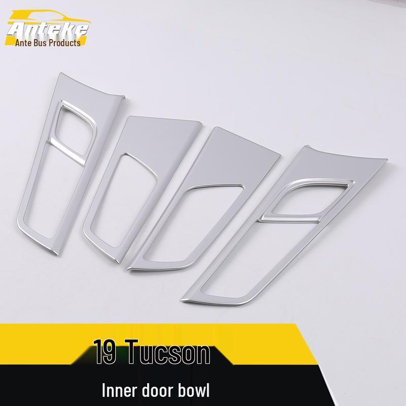 2019 Tucson Interior Door Bowl Trim: Anti-Scratch Sticker Decoration for Handle - Car Accessories