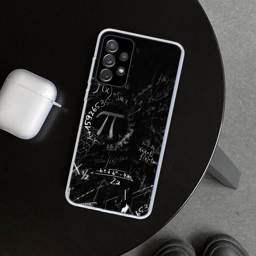 Physics Chemical Mathematics Phone Case for Samsung Galaxy A17 A16 A26 A36 A56 A57 A37 A15 A25 A35 A55 A14 A24 A34 A54 A13 A23 A
