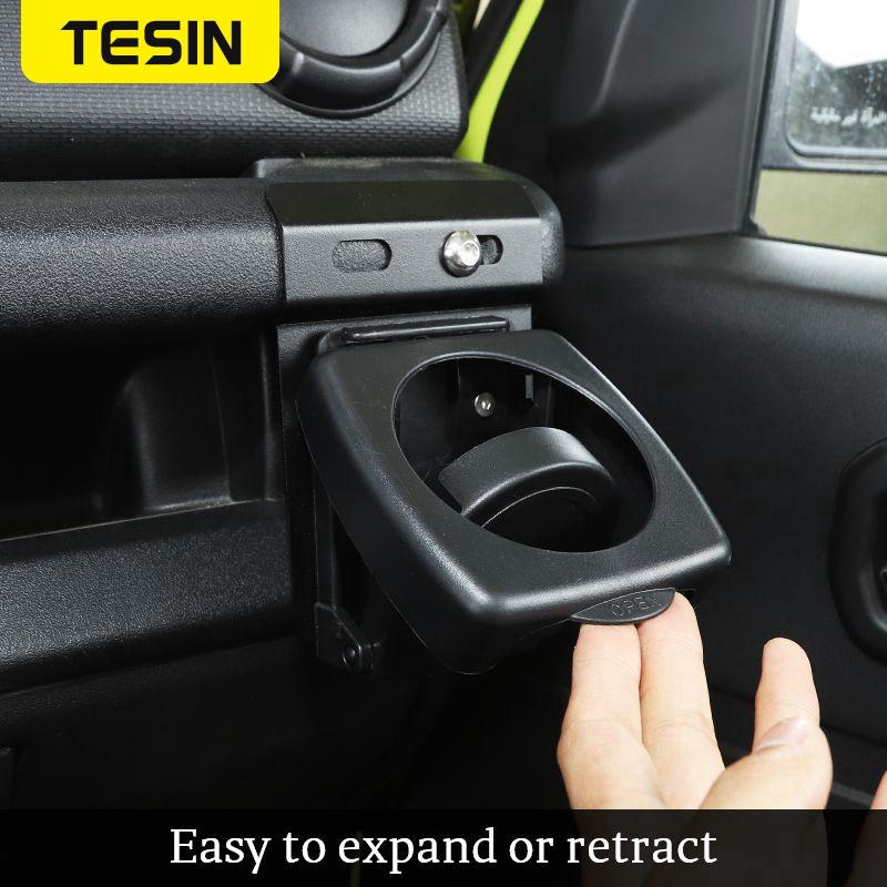 TESIN Auto faltbare Wasserflasche Getränkehalter Halterung für Suzuki Jimny Innenraum Getränkehalter Auto
