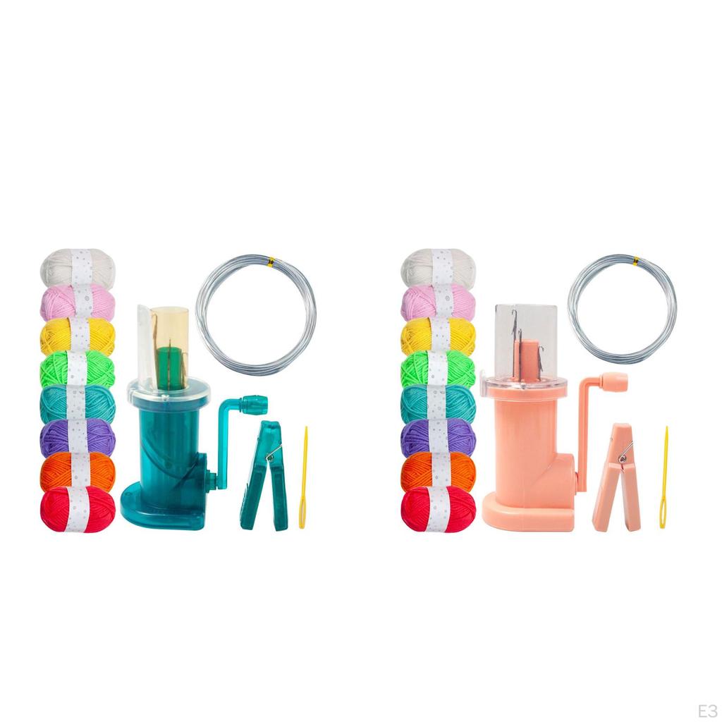 Compact Knitting Machine Bundle for Creative Crafting