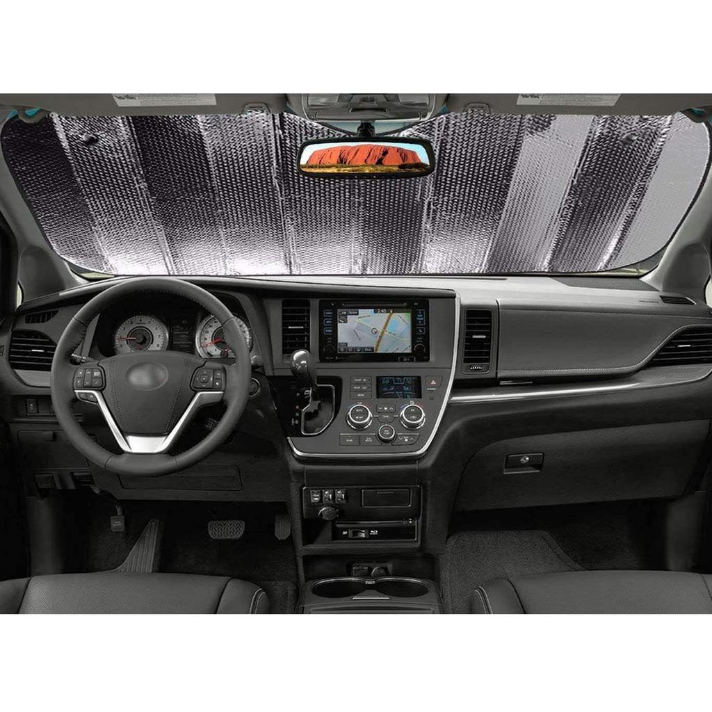 Big Ant Car Sunshade with 2 Side High Heat Blocking UV Protection for Front and Car Silver Sunshades, Efficiency, Rear, Accessories, Blackout,