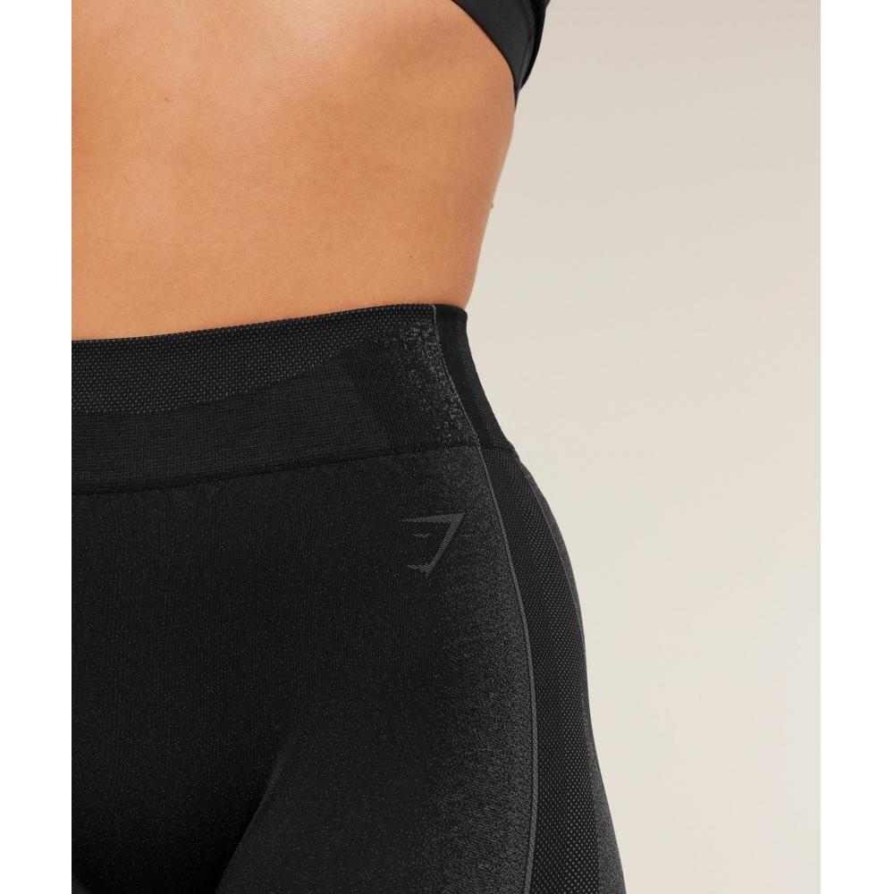 Gymshark Charge Seamless Shorts Black Graphite Grey B5b9l Bb29