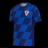 Summer Outfit Breathable Sports Short Sleeve T Shirts Croatian Prints Jersey Fan Retro Tops Football Shirt for Fans