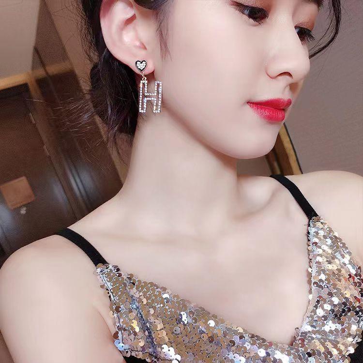 No Ear Without Piercing Long Tassel Rhinestone Ear Clip Luxury Ear Accessories