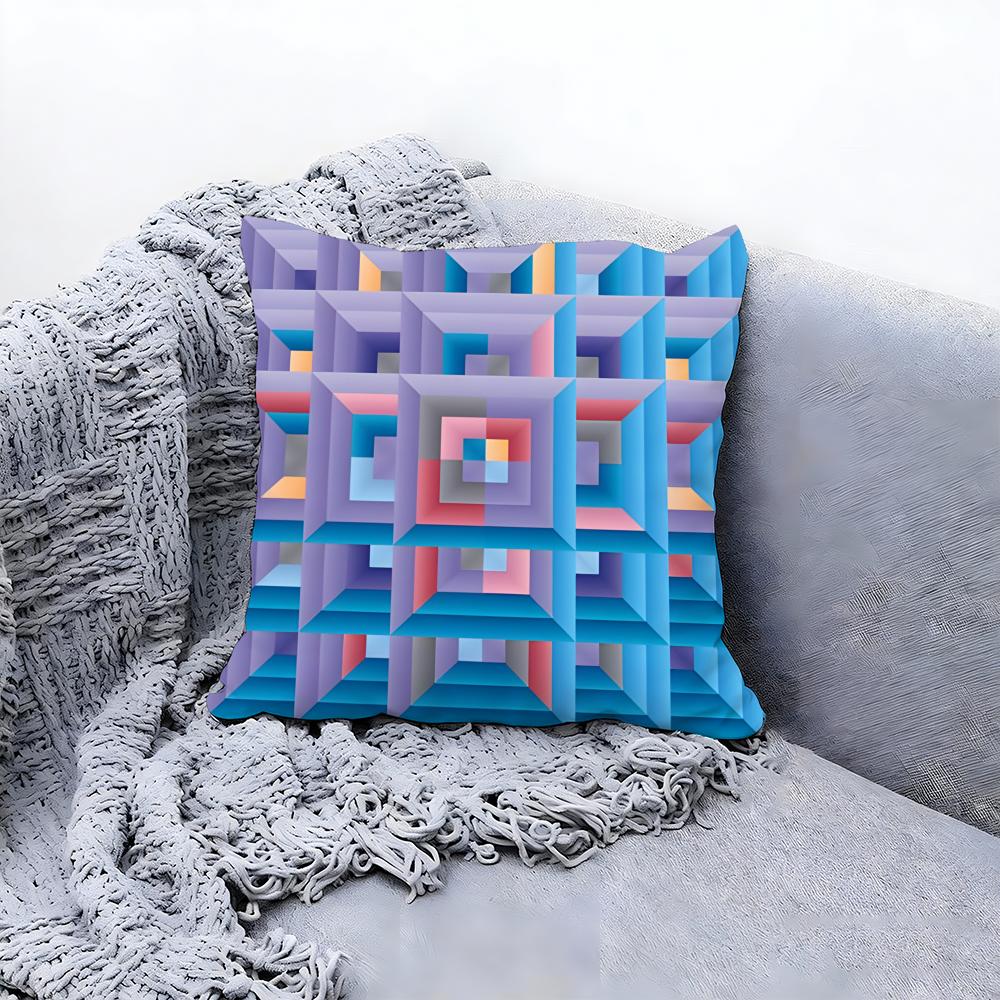 Rustic Log Cabin Pattern Decor Cushion Cover Premium Comfort Reversible Pillow Cove in One Design for Any Room Car Interior