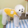 Winter Dog Clothes Cute Dog Jacket Coat with D-Ring Soft Fleece Warm Vest for Dogs Cats Puppy Sweater Dachshund Pet Vest Coat