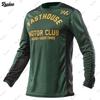 FASTHOUSE Camouflage Langarm Mountainbike Trikot Trail Riding Atmungsaktives Netz Radtrikot Herren