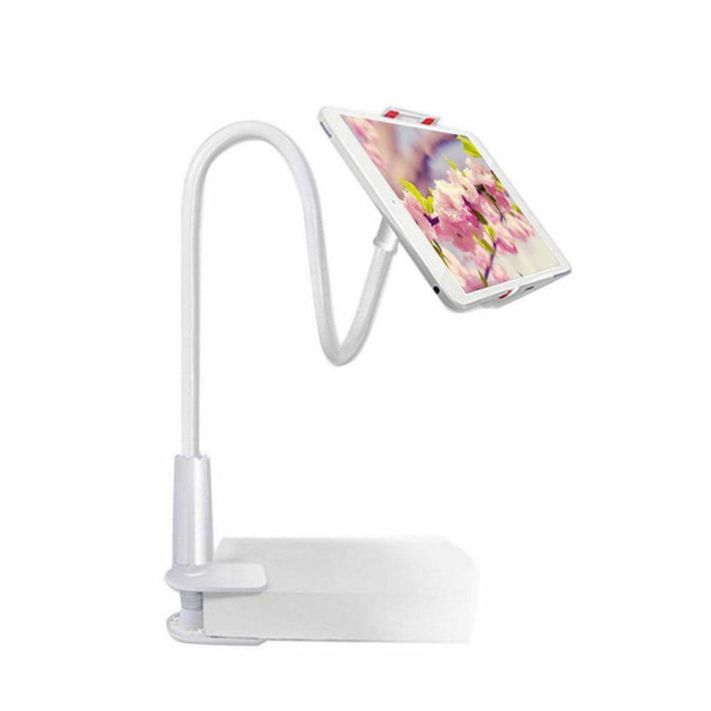 27 Inch Flexible Gooseneck Tablet & Phone Stand Cell Phone Holder with Adjustable Mount and 3 Inch Screw Type Clamp for