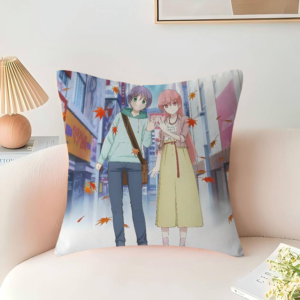 Anime T-TONIKAWA Over The Moon For You Ahornblatt-Design Kissenbezug Happy Autumn Harvest Deko Feiertagsdeko Kissenbezug