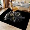 1pc Sons of Anarchy Themed Office Carpet Chair Mats - Durable Polyester Rug for Home Theater, Office, Dorm Room Decor - tA61