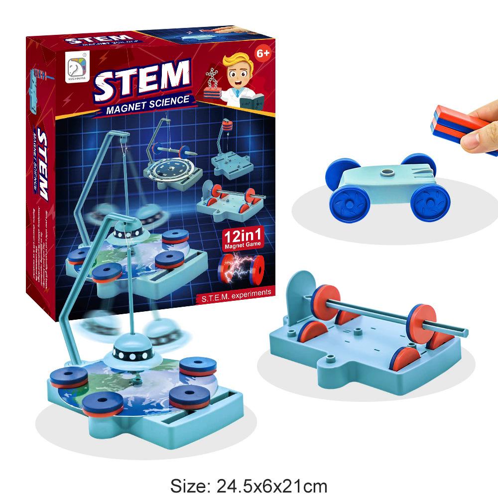 12-in-1 Magnetic Science Kit: STEAM Experiment Toy for Kids
