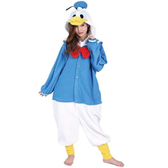 

Disney Donald Duck Adult One Size Fits All Kigurumi, Fleece, синий