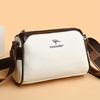 Elegante wasserabweisende Handtaschen Umhängetasche Unifarbe Mit Verstellbarem Riemen Und Sicherem Reißverschluss Handtasche Geldbörsen Taschen