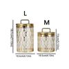 Gold-plated Food Storage Jar Acrylic Storage Box Decorative Jar Sealed Jar  Home Decor