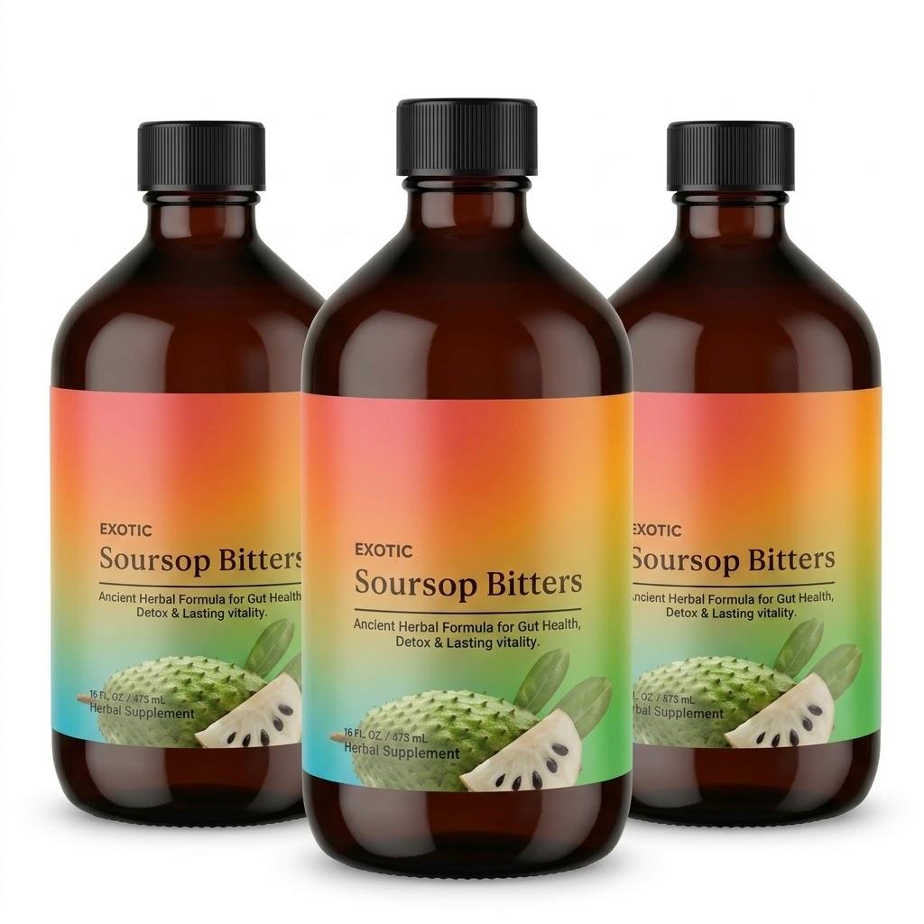 Amar de Guanabana: Suport Digestiv și Imunitar (Fără gluten) 3pack