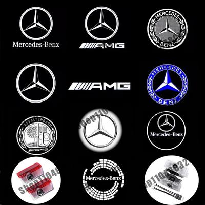 2Pcs Led Car Door Welcome Light Logo Projector For Mercedes Benz W177 W213 W246 GLB GLC GLA GLS GLE1 W212 W205 AMG ML W166 W176