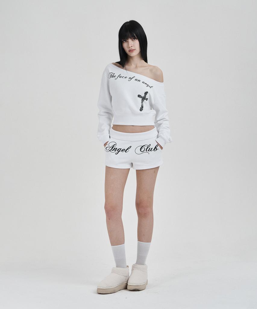 ILLIO White Angel Sweat Shorts