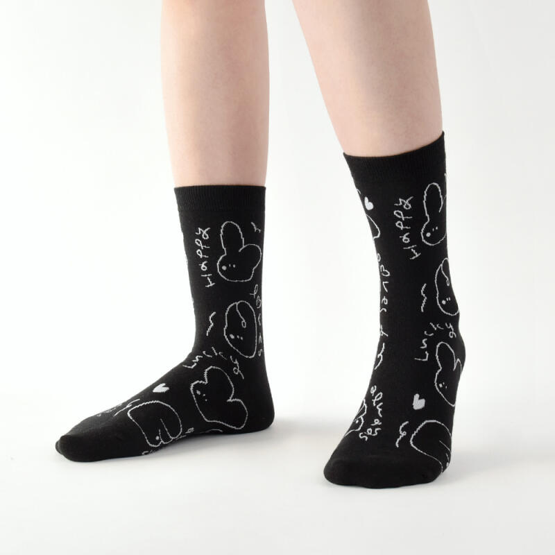 Monosocks Happy and Lucky - 02 Black