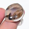 Natural Montana Agate Gemstone 925 Sterling Silver Jewelry Ring Size 9 H1V72
