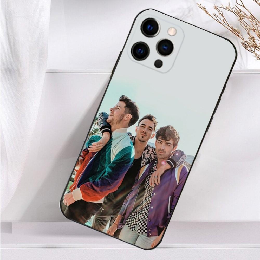 J-Jonas B-Brothers Phone Case For iPhone 16,15,14,13,12,11 Plus,Pro Max,XS,X,XR,SE,Mini,8,7 Soft Silicone Black Cover