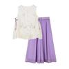 Girls' Chinese Style Summer Top & Pants Set