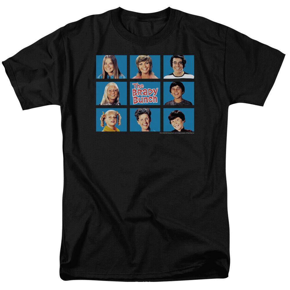26 The Brady Bunch Framed T Shirt Mens Licensed Classic Merchandise Black Unisex T-Shirt M