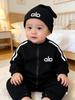 Autumn Family Matching Sweatshirts: Sporty Outfits for Parents, Kids & Babies Romper