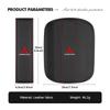 cxdjmy1 For Mitsubishi 1/2PCS Car Leather seat belt protective neck and shoulders cover Outlander Lancer L200 ASX Pajero Grandis Eclipse