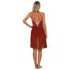 Womens Lyrical Dance Dress Sparkle Rhinestone Backless Sheer Mesh Patchwork Mock Neck Leotard