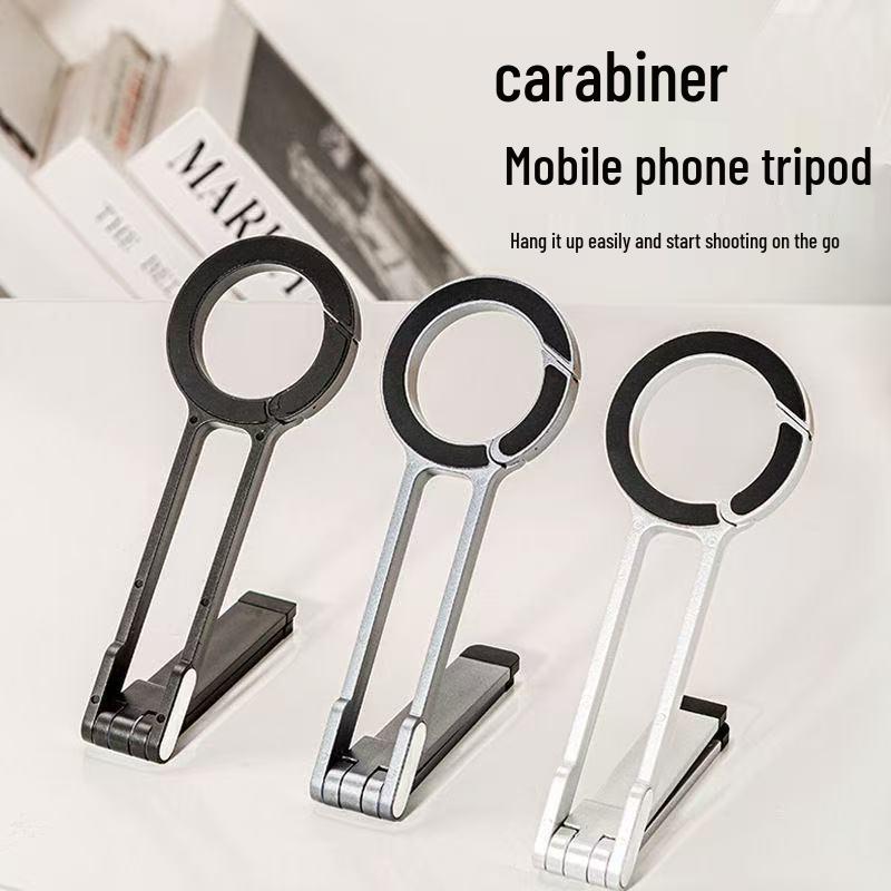 Portable Magnetic Phone Tripod Stand with 360° Rotation for Outdoor Use чёрный