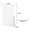Yamazaki Tower 1935 Concealed Magnetic Lap Holder, White, W17.8 X D8.3 X H33.5cm, Floating Storage, Concealed Storage, Lap Stand